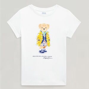 NWT Polo Ralph Lauren Bear Cotton Jersey Short Sleeve T-Shirt